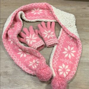 Girl’s scarf & glove Set